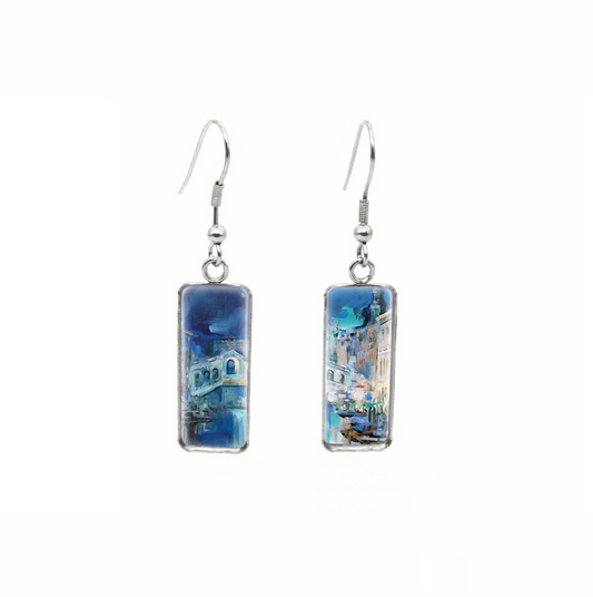 Wanderlust Rectangular Drop Earrings