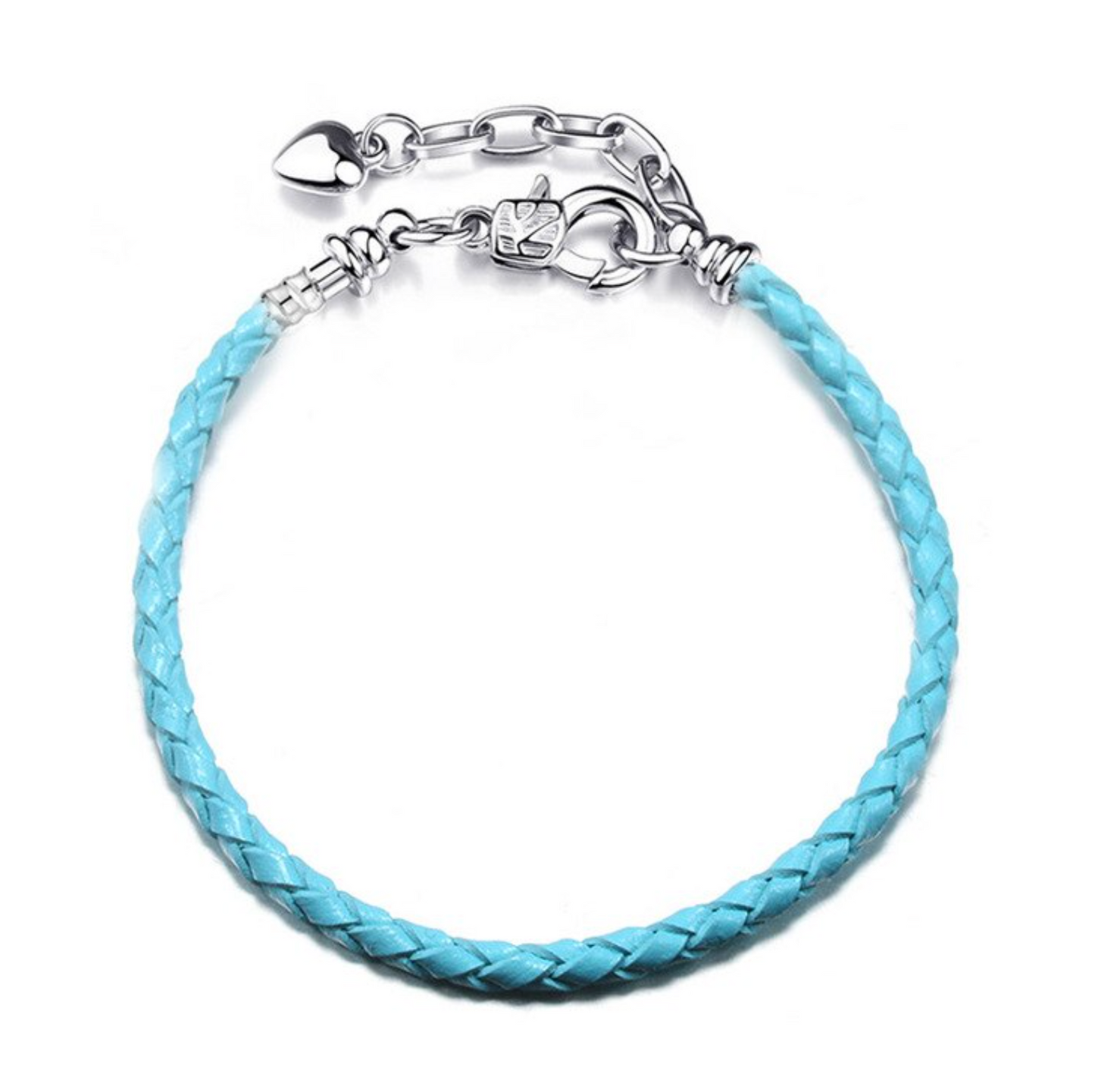 Braided Faux Leather Bracelet