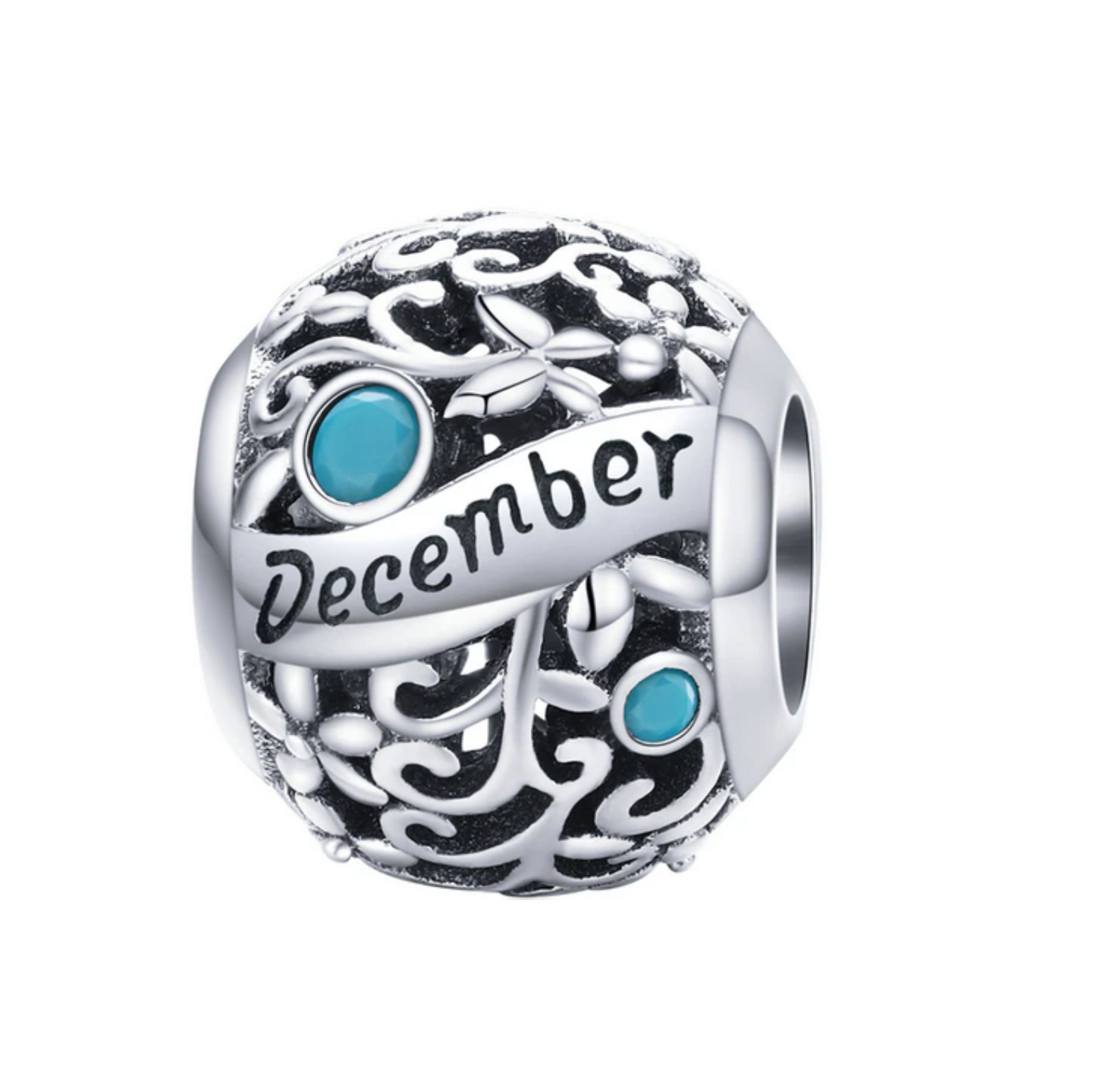 Sterling Silver Birthstone Charm