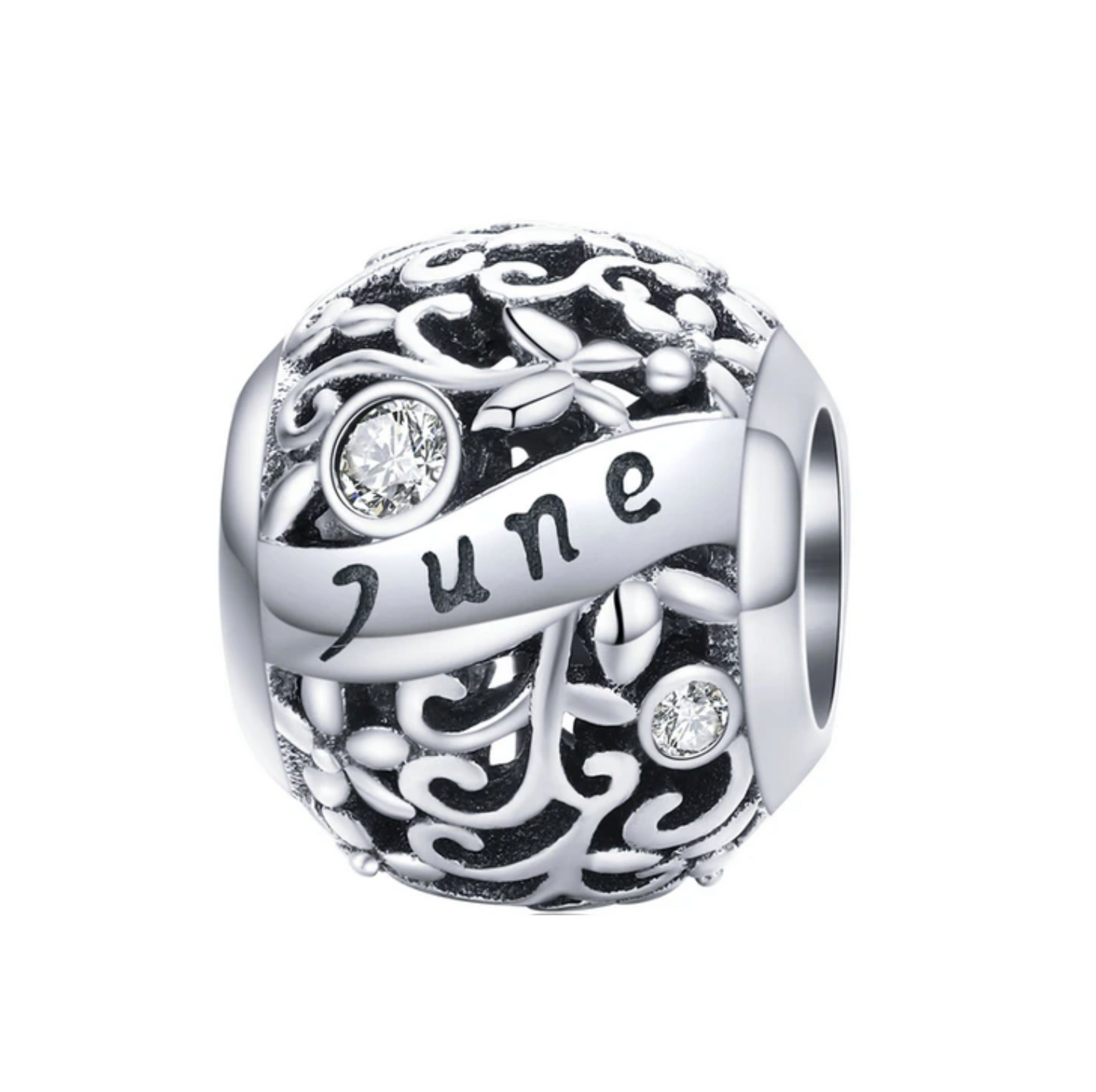 Sterling Silver Birthstone Charm