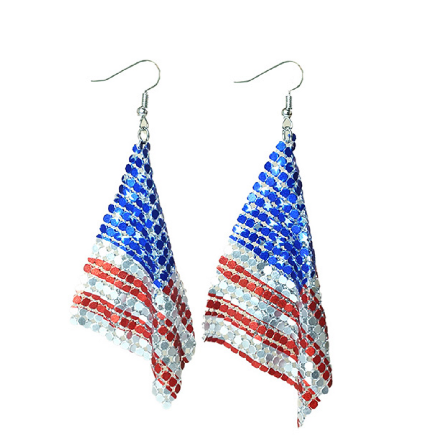 Flag Earring and Necklace set