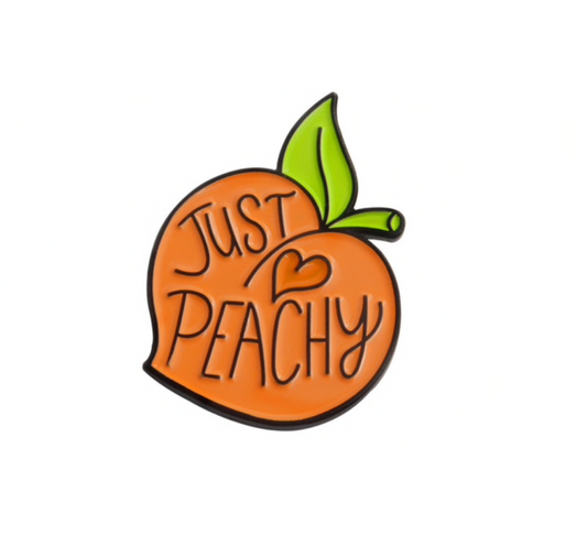 Just Peachy Brooch