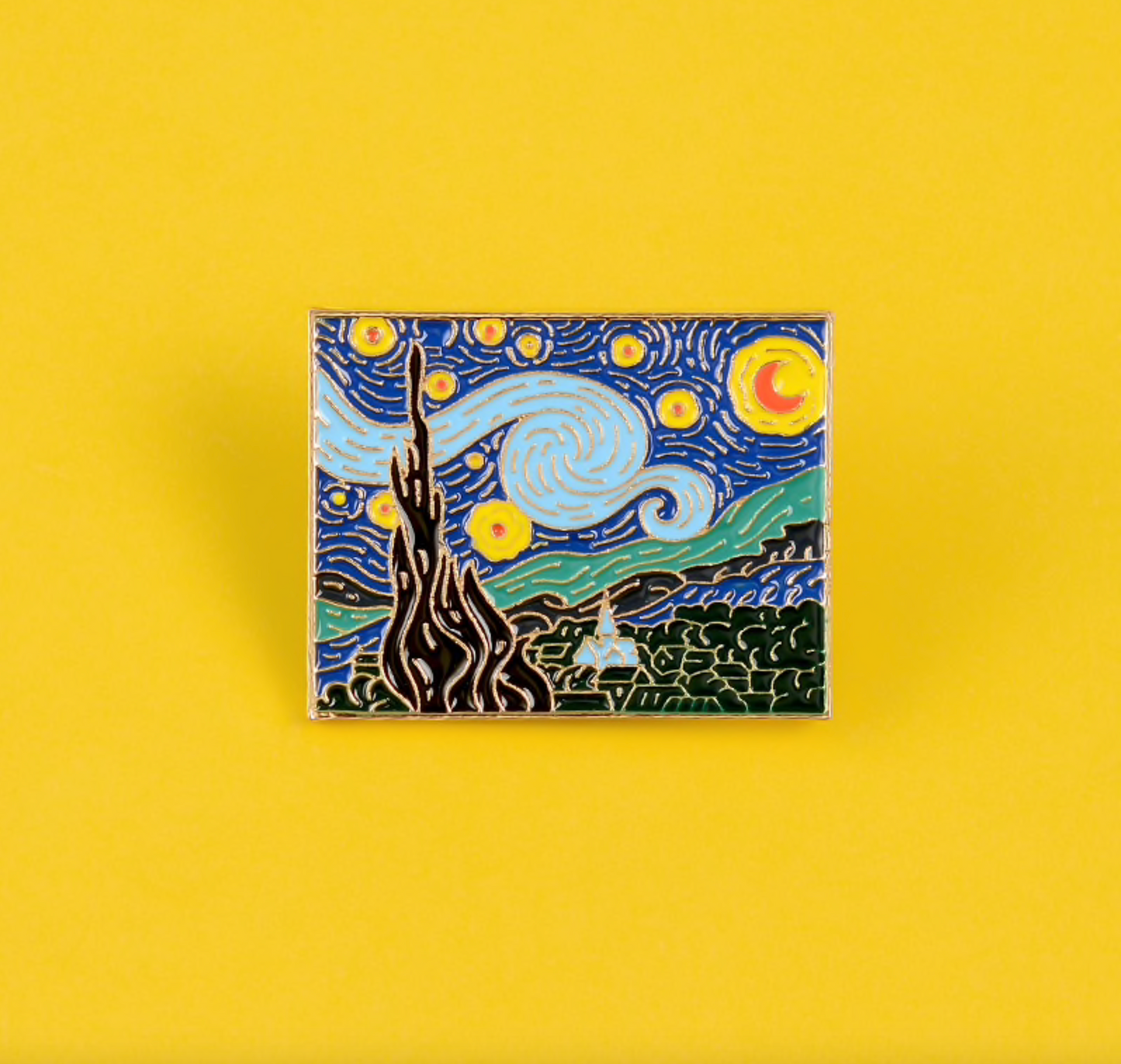 Starry Night Pin Brooch