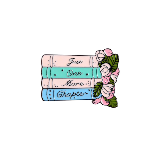 Pastel Mint Blue Just One More Chapter Brooch