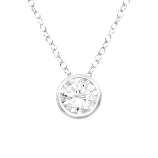 Sterling Silver Dainty Pendant Necklace