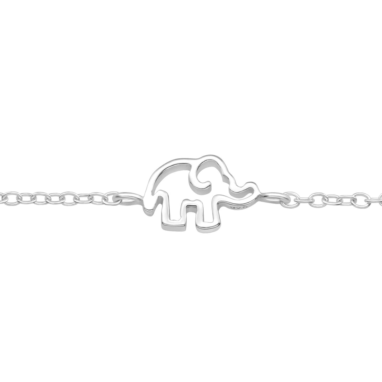 Sterling Silver Dainty Elephant Anklet