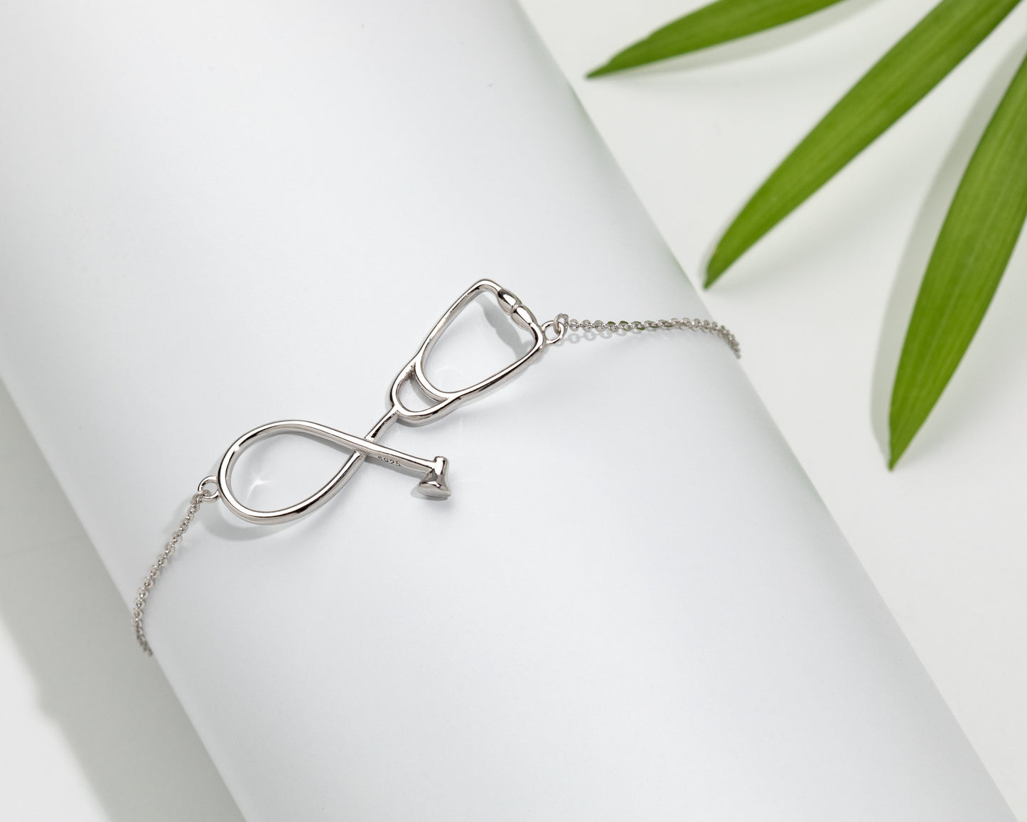 Sterling Silver Stethoscope Bracelet