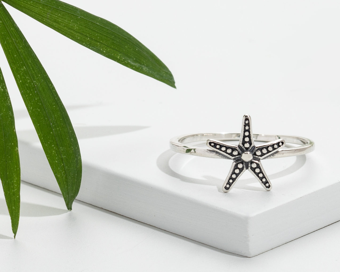 Sterling Silver Starfish Ring