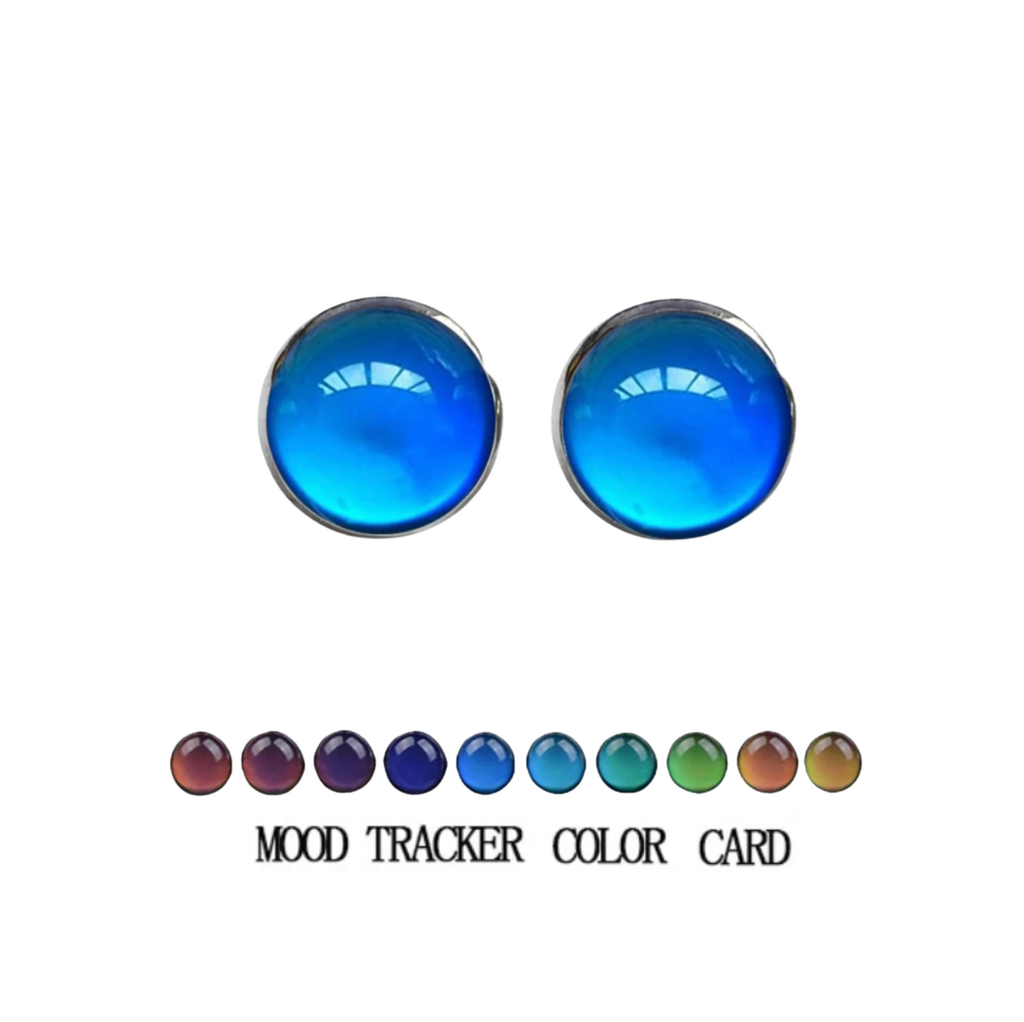 Patterned Circular Stud Earrings