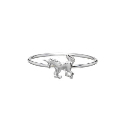 Sterling Silver Unicorn Ring