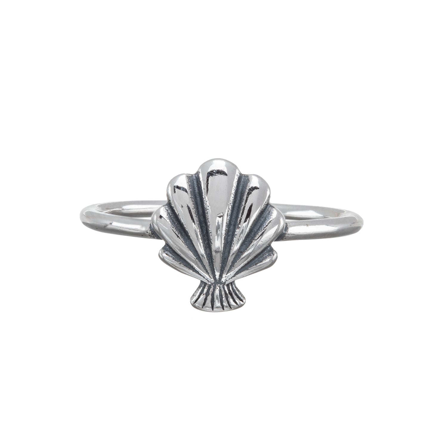 Sterling Silver Seashell Ring