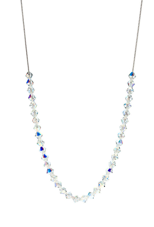 Aurora Borealis Swarovski Crystal Gala Necklace