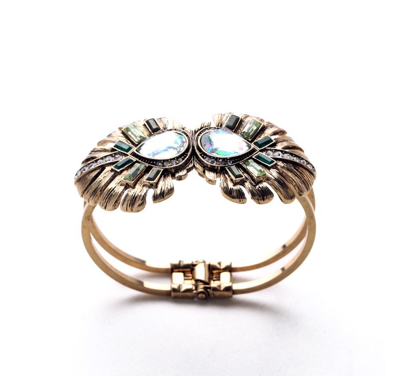 Don’t AsK – Sculptural Opal & Emerald-Inspired Statement Cuff