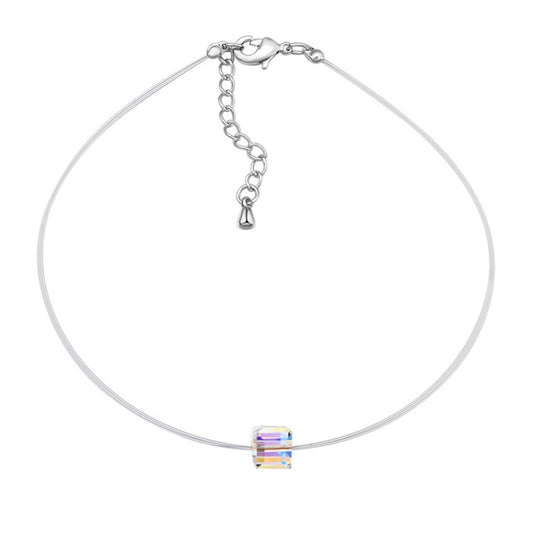 Timless Swarovski Crystal Cube Anklet