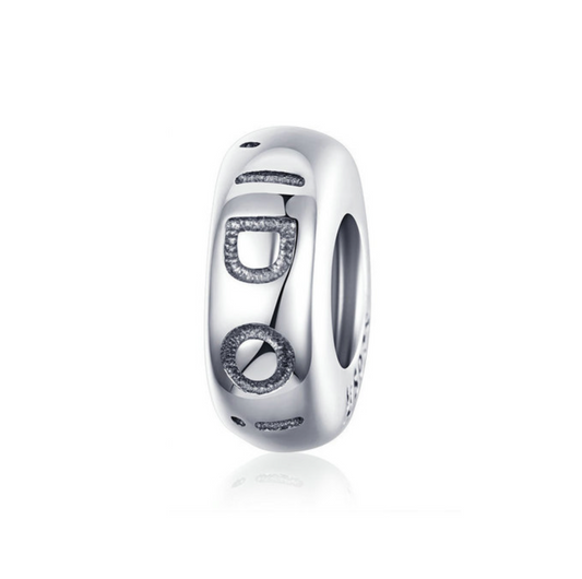 Sterling Silver "I Do" Spacer Bead Charm