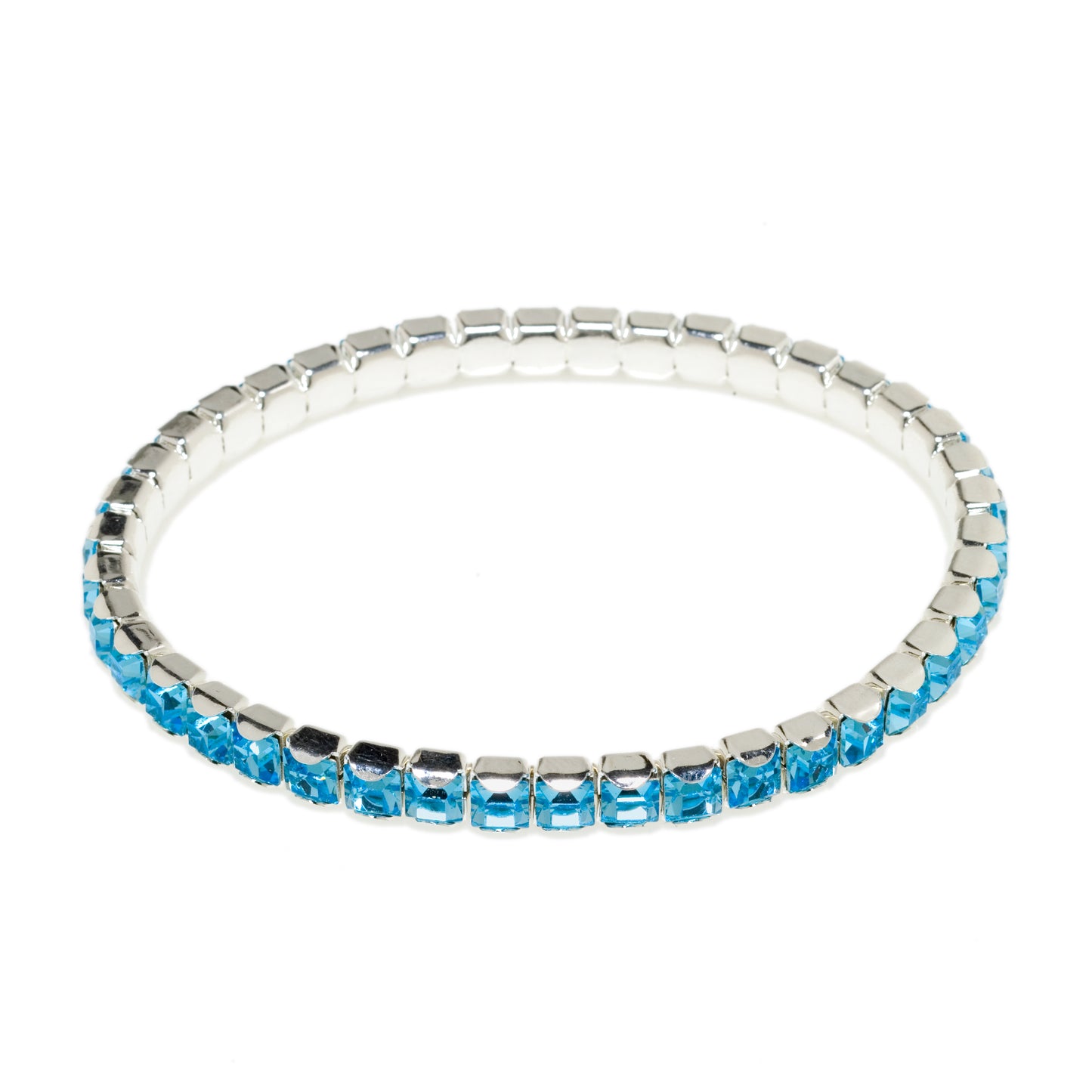 Classic Crystal Square Tennis Bracelet