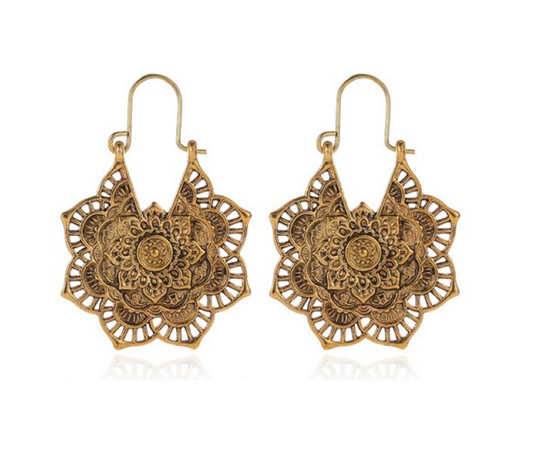 Brass Bohemian Earrings