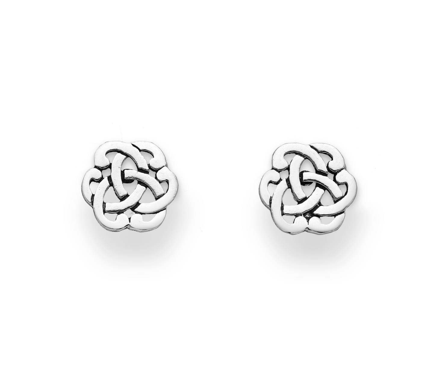 Sterling Silver Celtic Knot Stud Earrings