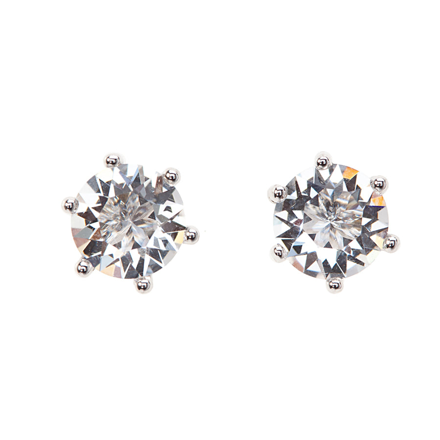 Circular Everyday Crystal Stud Earrings