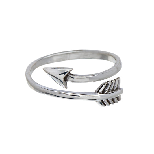 Sterling Silver Arrow Wrap Ring