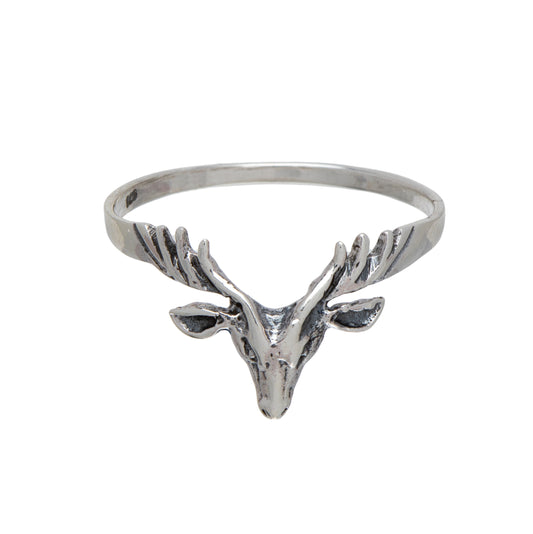 Sterling Silver Bug Deer Ring