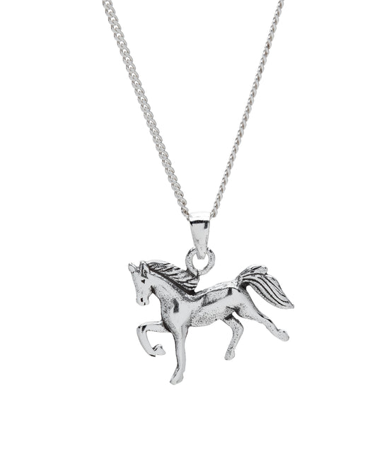 Sterling Silver Here Pendant Necklace