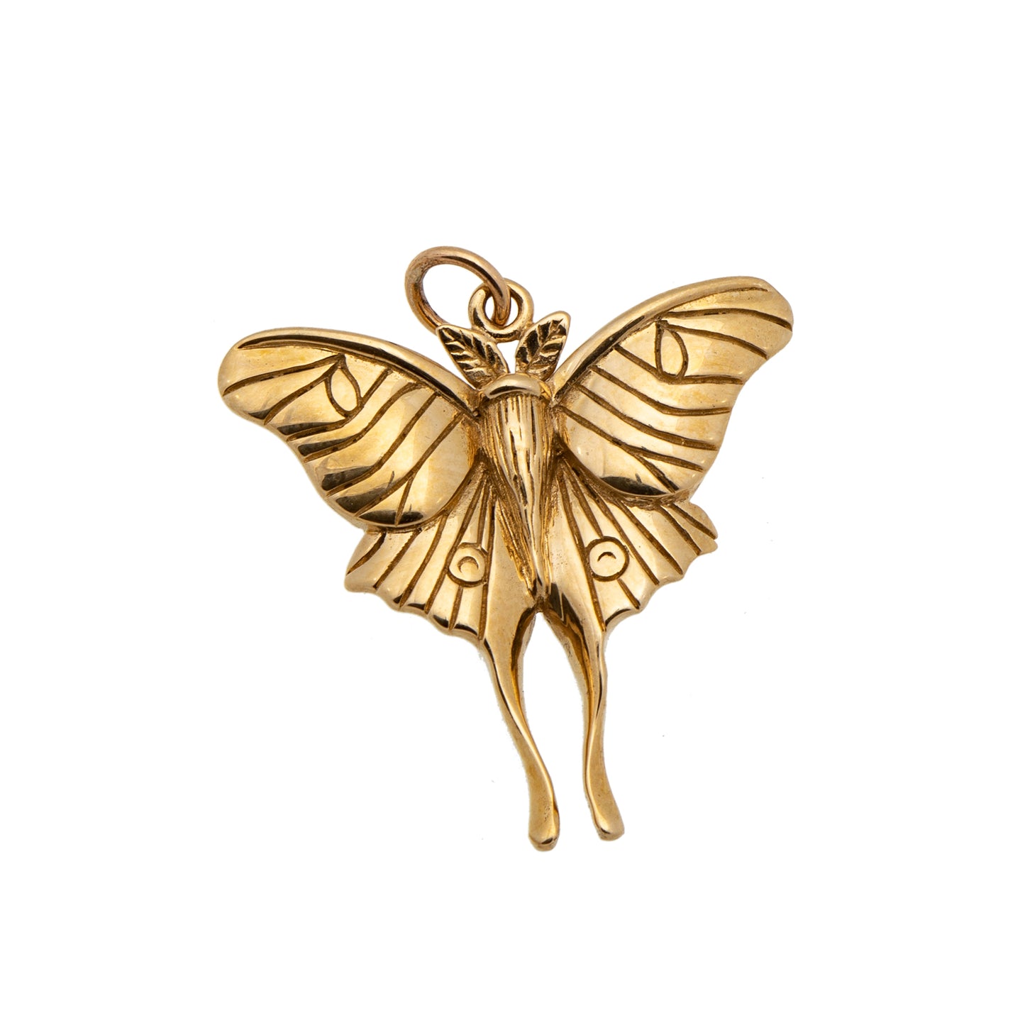 Bronze Luna Moth Pendant