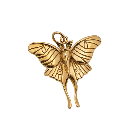 Bronze Luna Moth Pendant