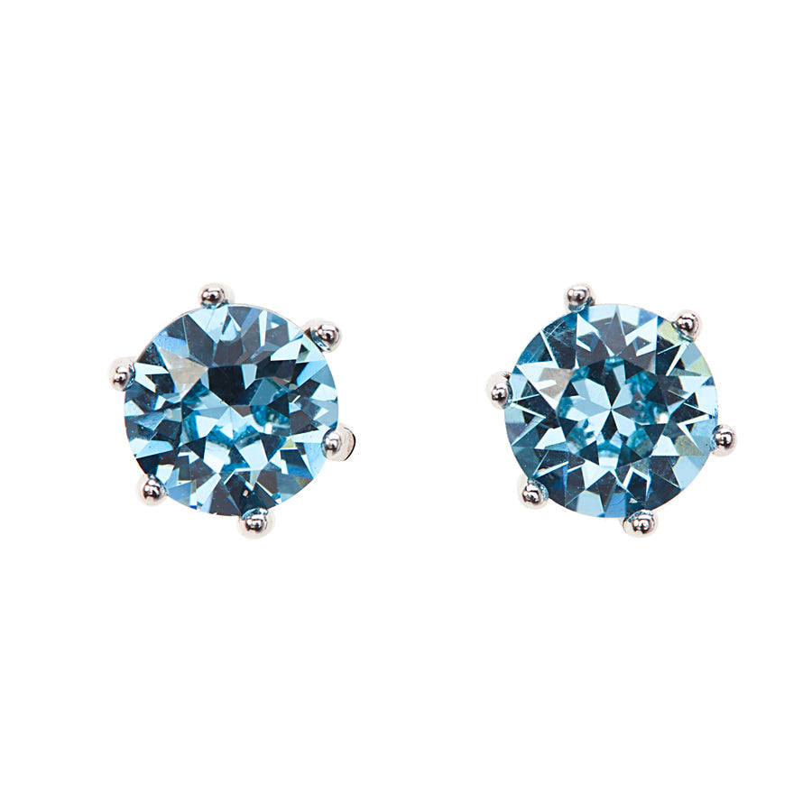 Circular Everyday Crystal Stud Earrings