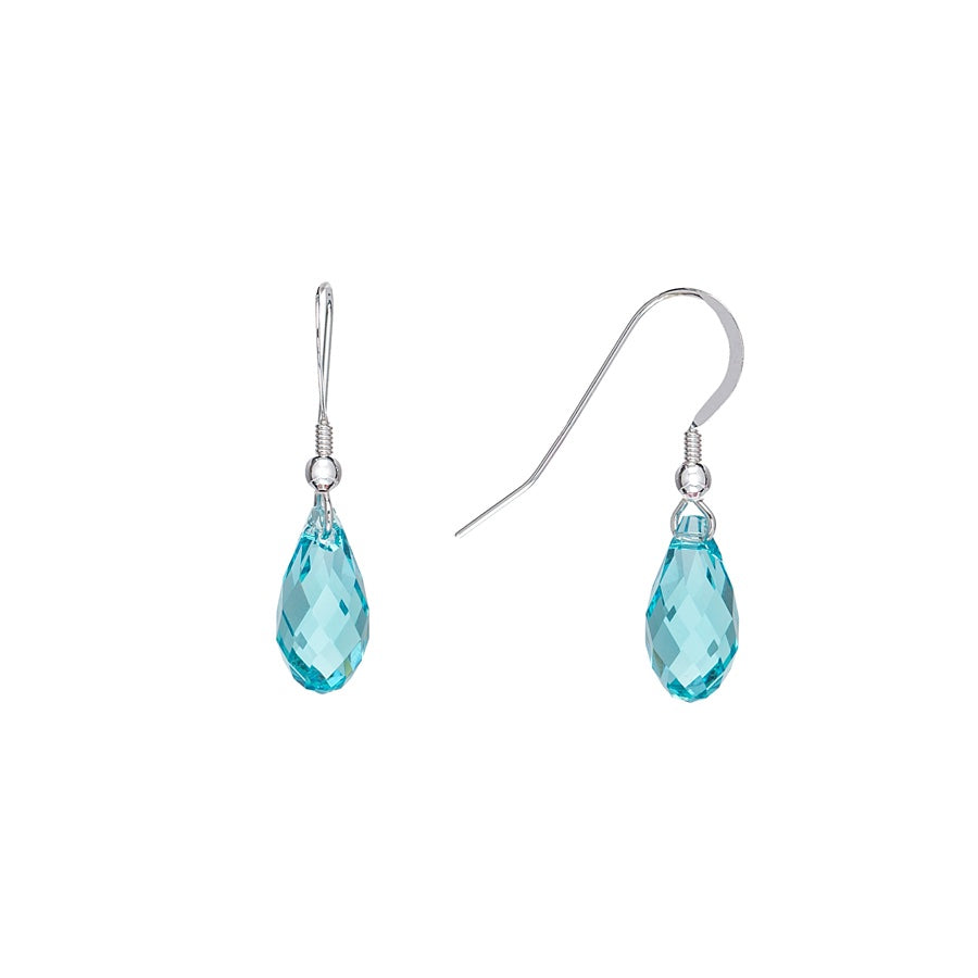 Crystal Briolette Drop Earrings