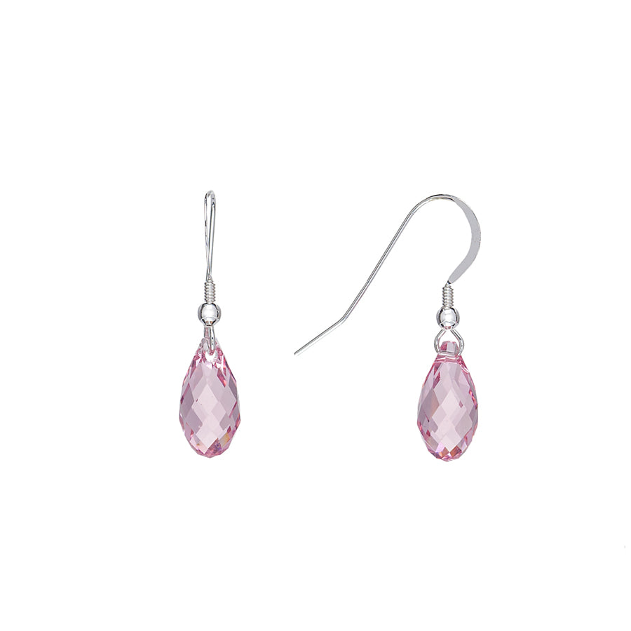 Crystal Briolette Drop Earrings