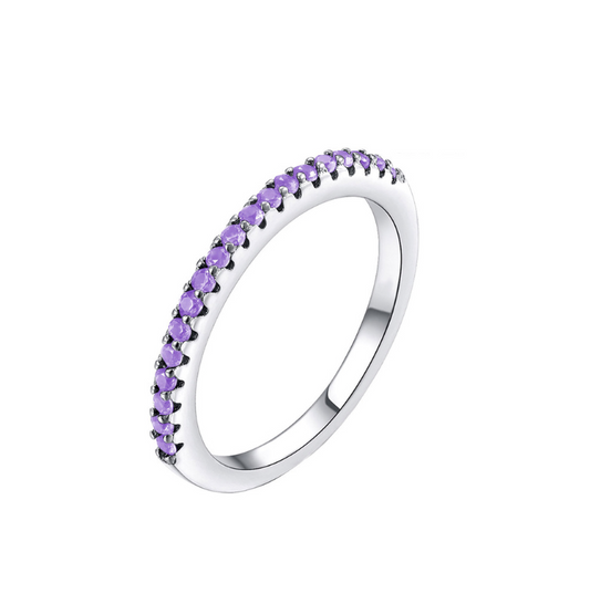 Cubic Zirconia Stackable Ring