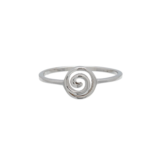 Sterling Silver Twirl Ring