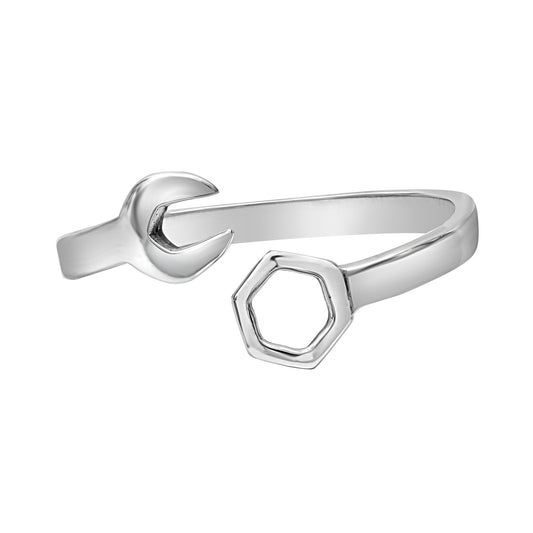 Sterling Silver Tools Adjustable Ring