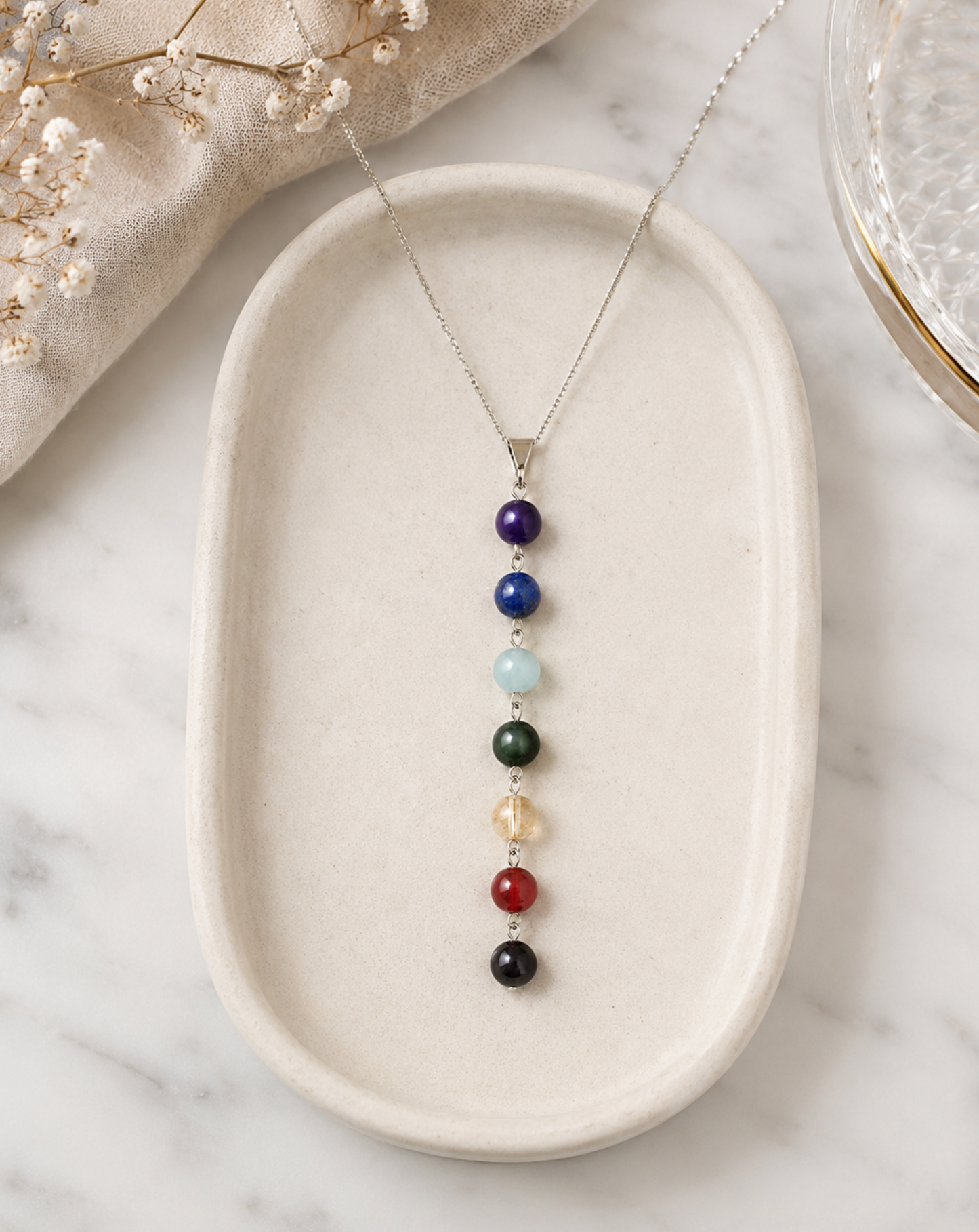 Chakra Gemstone Necklace