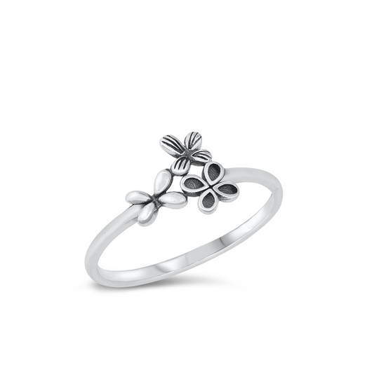 Sterling Silver Butterfly Ring