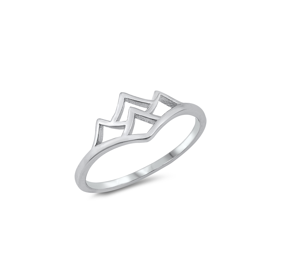 Sterling Silver Tiara Ring