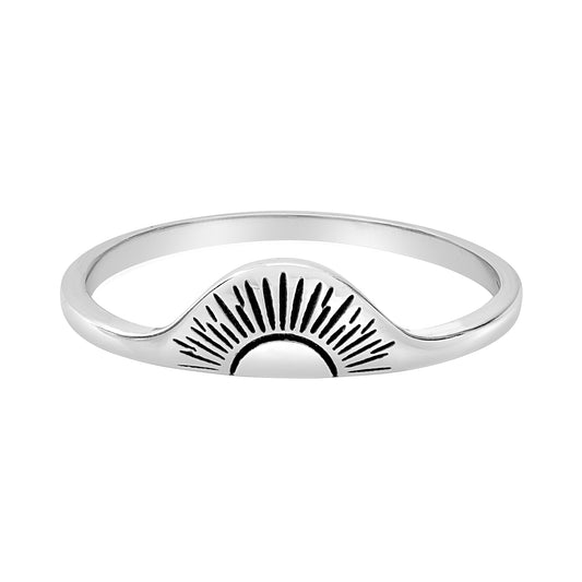 Sterling Silver Sunrise Ring