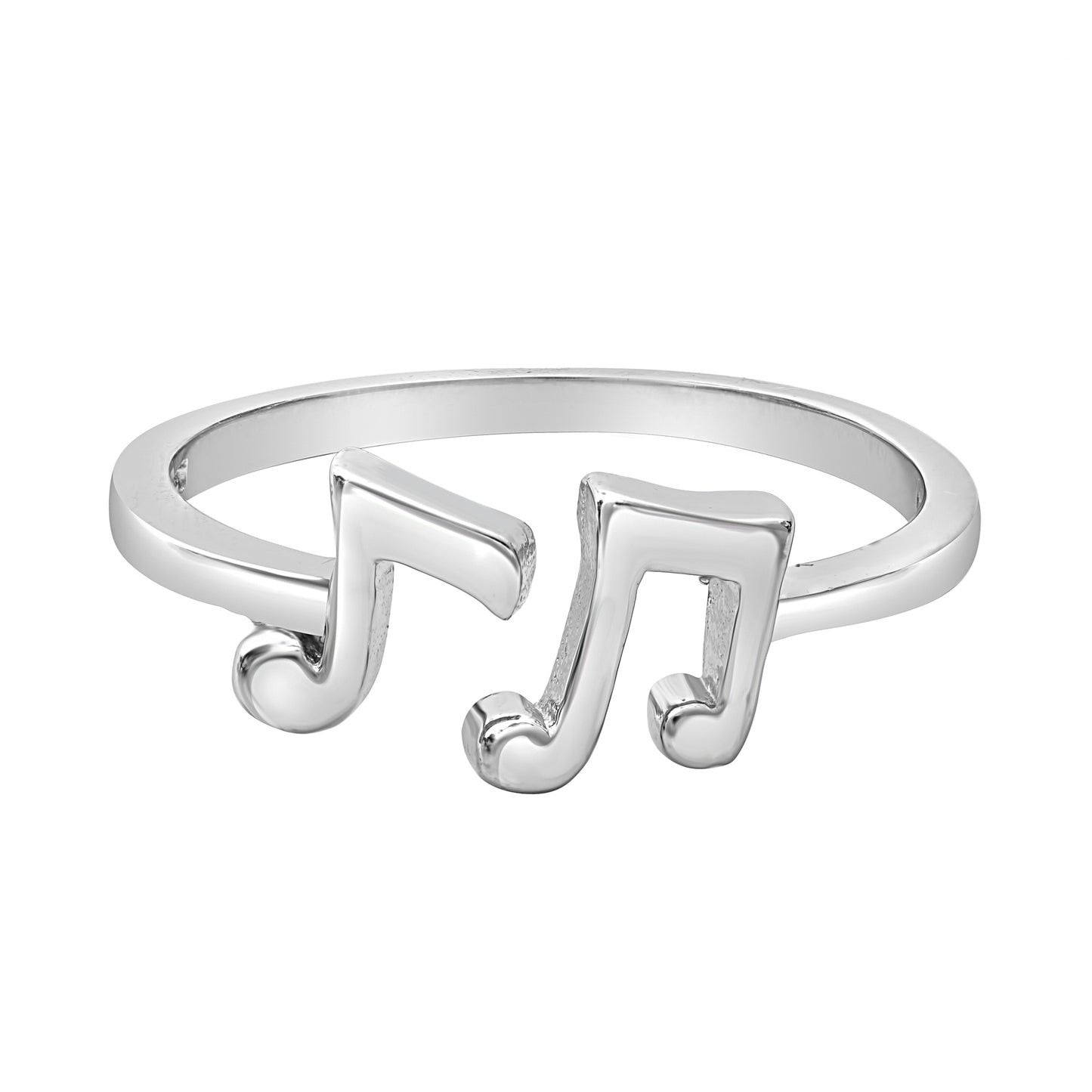 Sterling Silver Musical Notes Ring