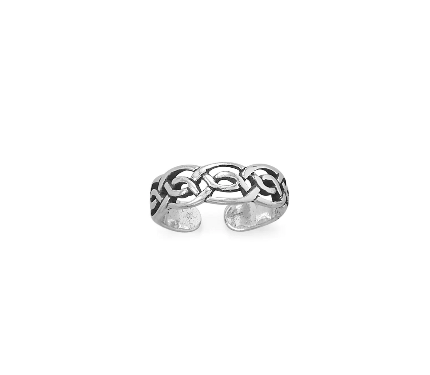 Sterling Silver Braided Celtic Toe Ring