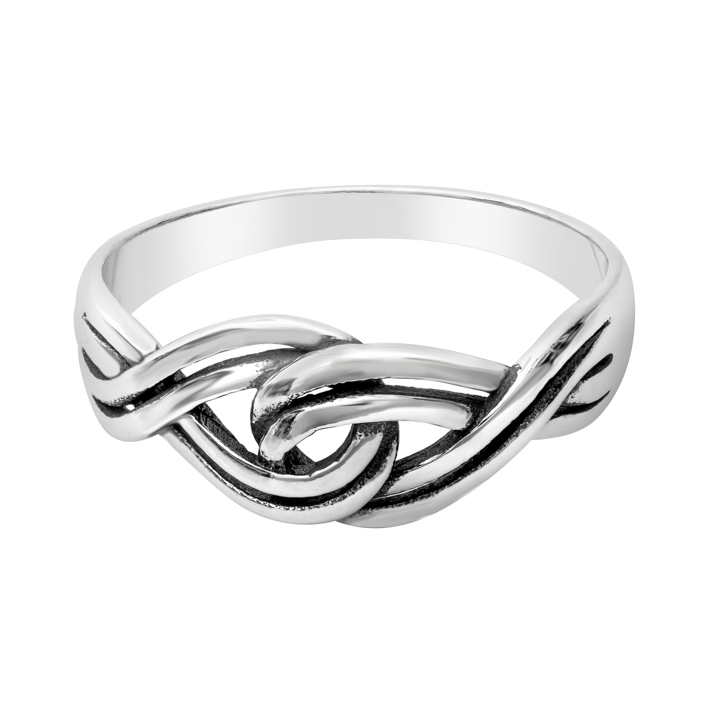 Sterling Silver Inter-Linked Ring