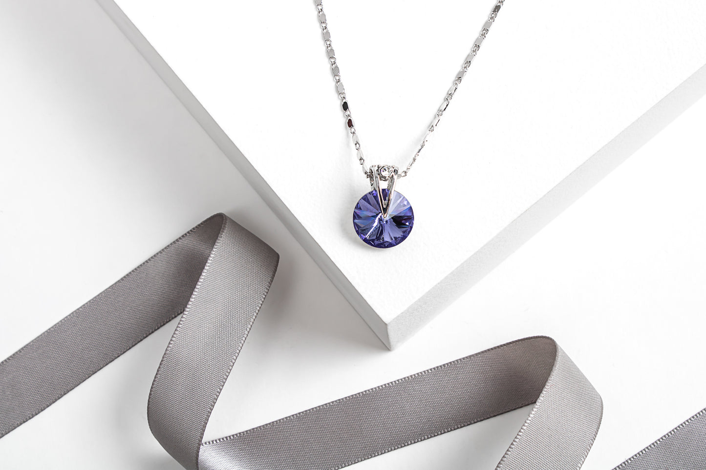 Crystal Rivoli Pendant Necklace