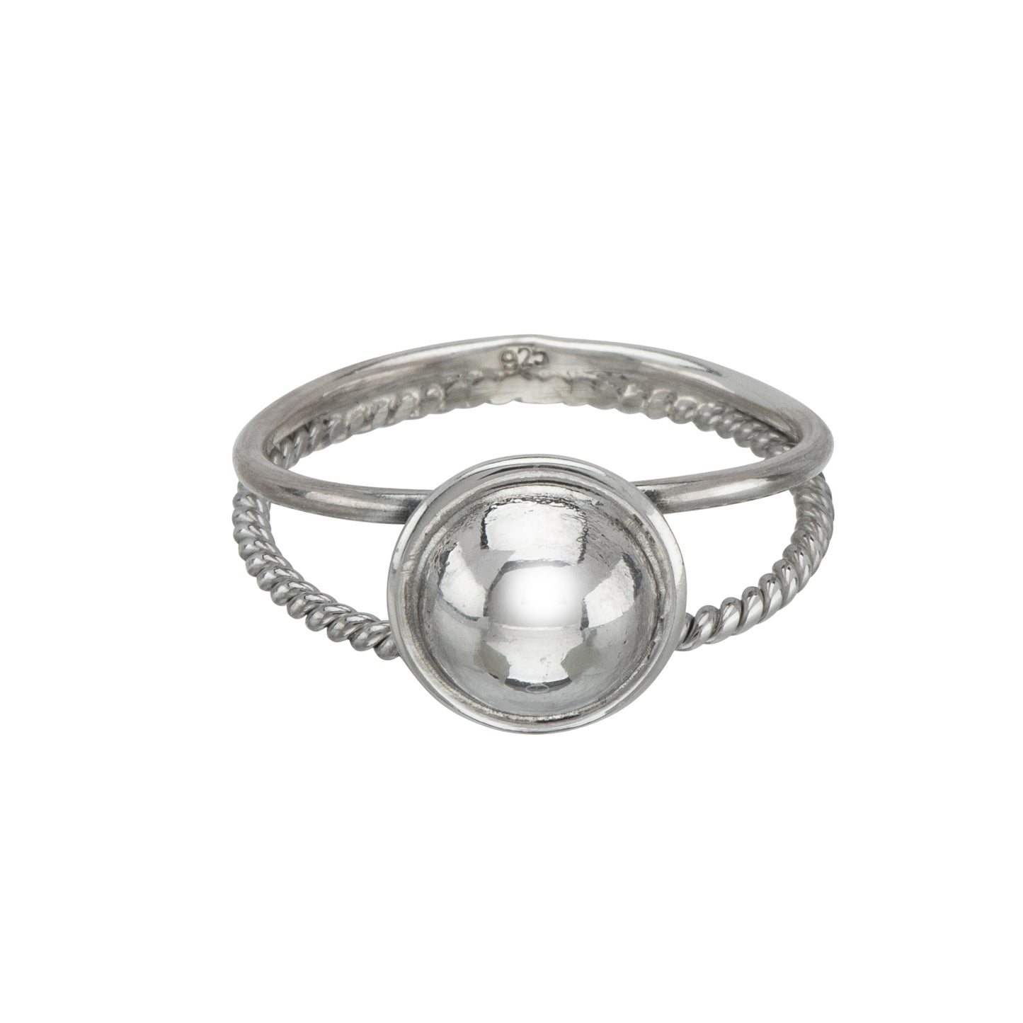 Sterling Silver Ball Ring