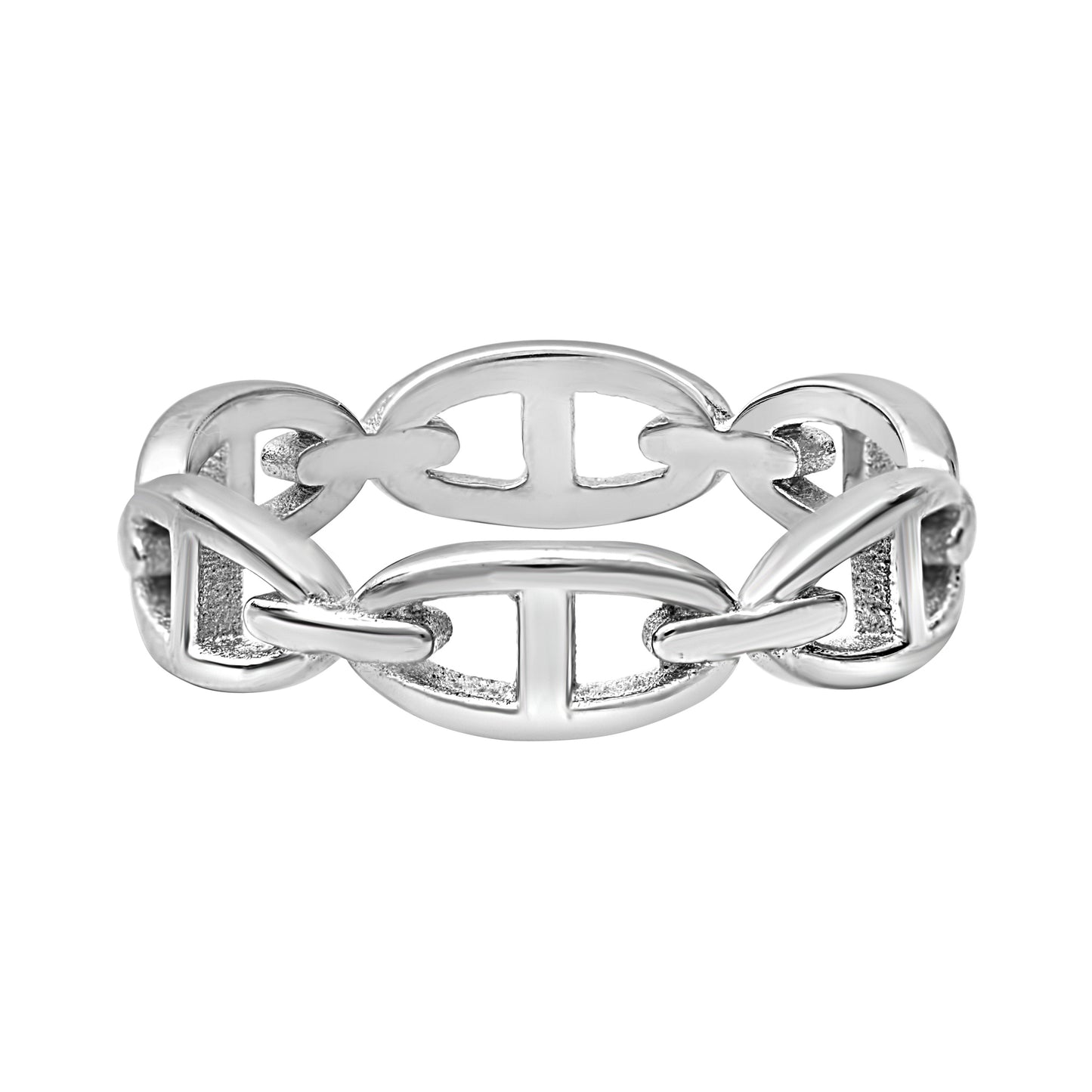 Sterling Silver Open Link Ring