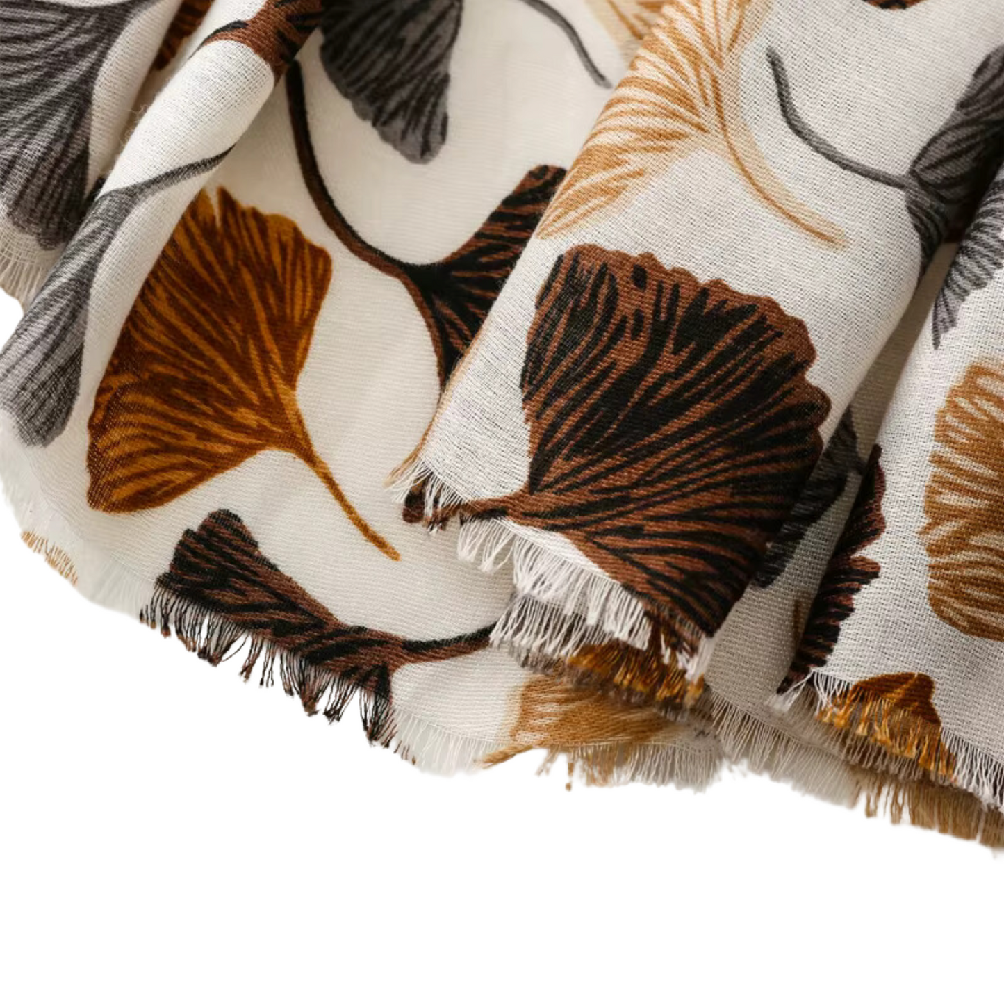 Autumnal Botanical Print Scarf