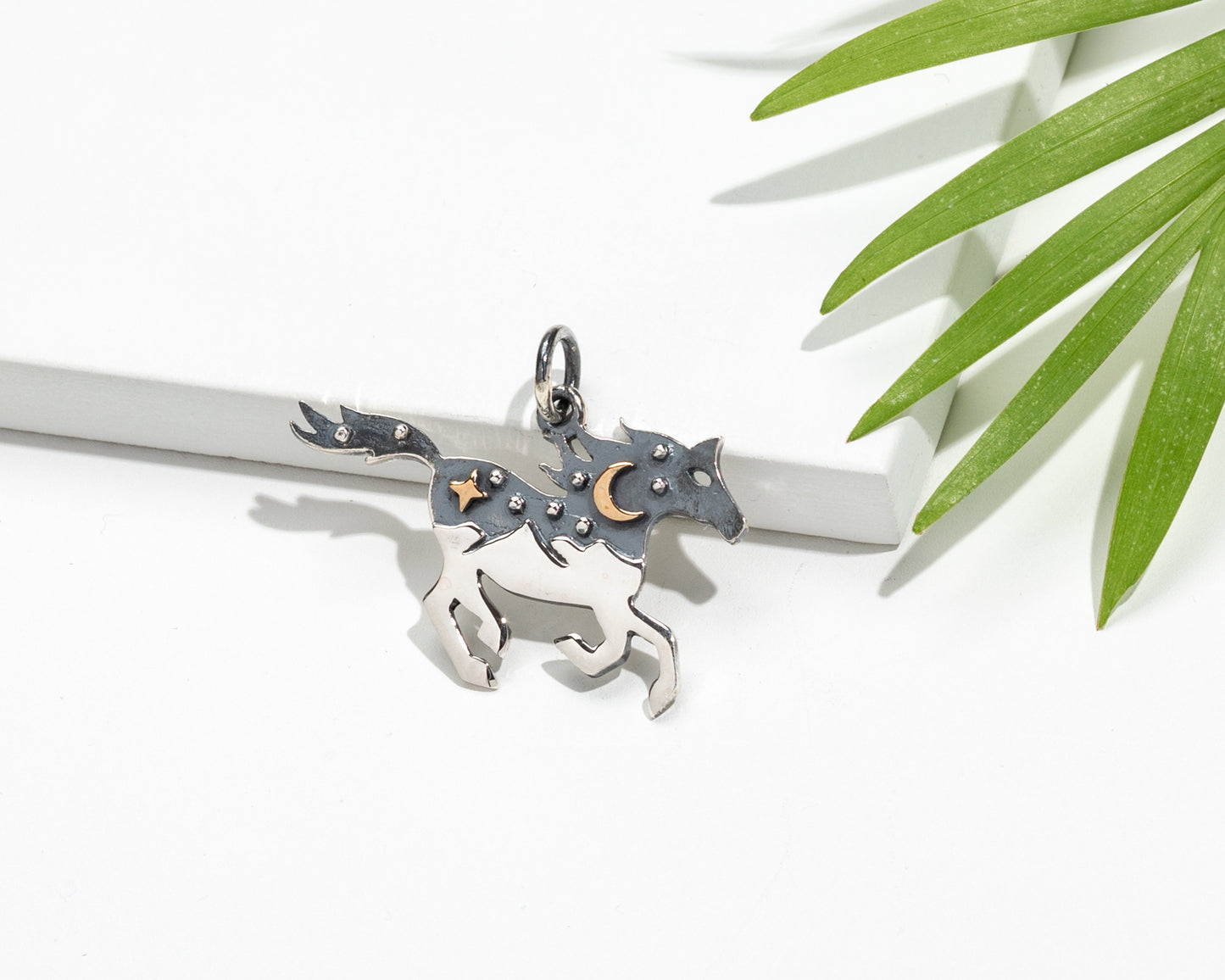 Sterling Silver Celestial Horse Pendant