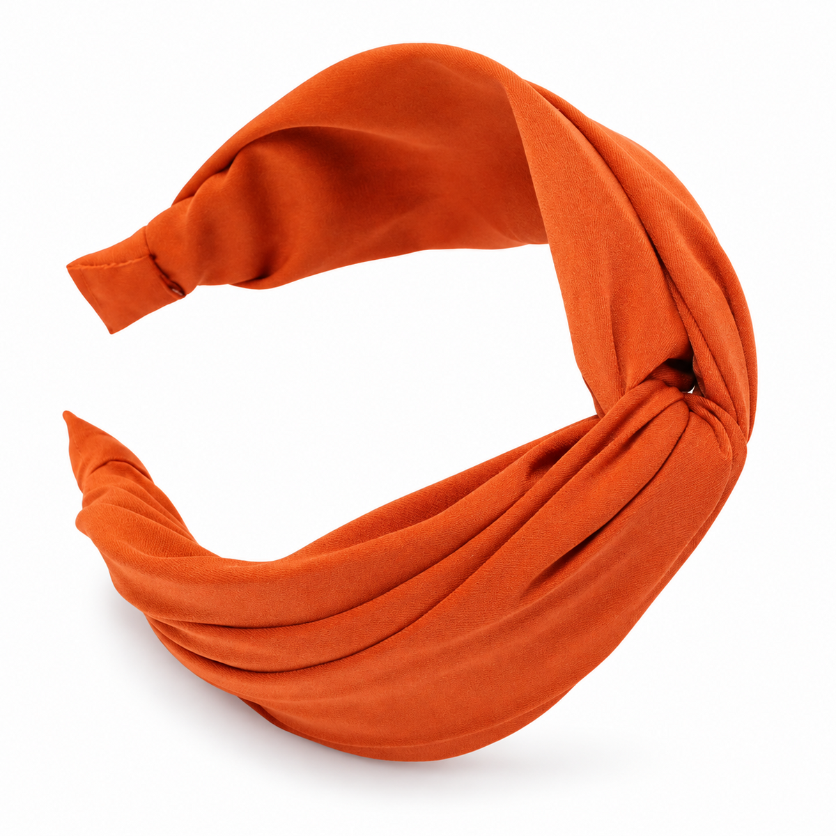 Orange Twisted Headband — alternate view, SKU 91020-1