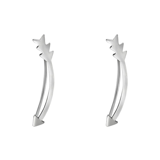 Sterling Silver Arrow Ear Climbers