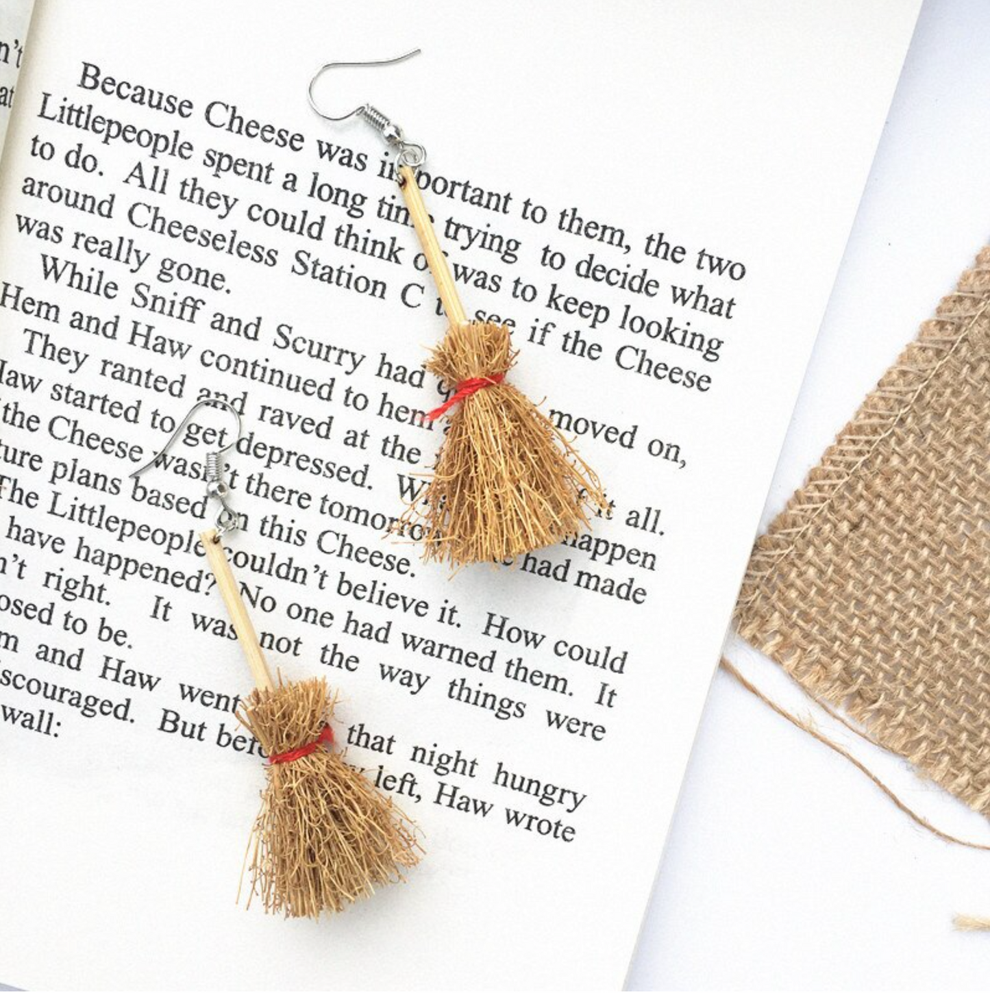 Broomstick Drop Earrings