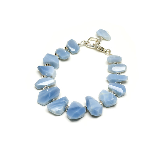 Rare Blue Oregon Oweyhee Opal Bracelet